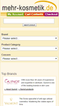 Mobile Screenshot of mehr-kosmetik.com