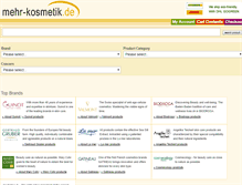 Tablet Screenshot of mehr-kosmetik.com